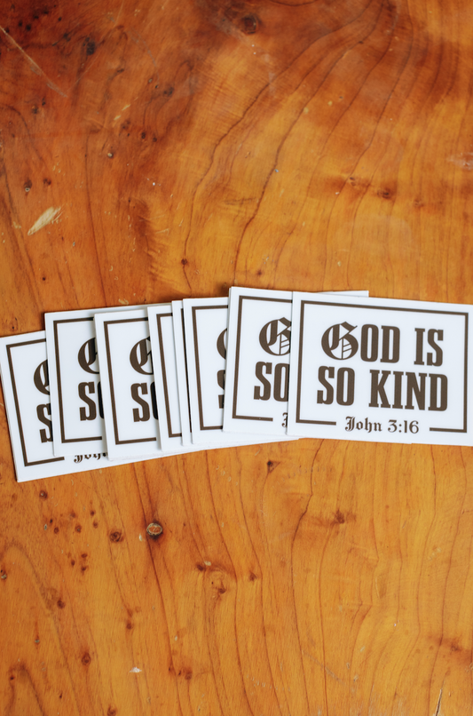 GOD IS SO KIND | GISK Sticker